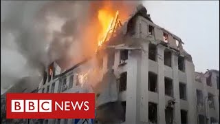 Russia intensifies onslaught on Ukraine’s cities - BBC News