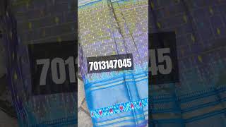 #ankamweavers Special Designer Ikkat Bone Checks Designer Saree #saree #fashion #ikkathandloom