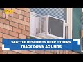 Seattle neighbors help track down AC units for single moms in need