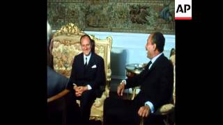 SYND19/04/72 SADAT MEETS YUGOSLAV FOREIGN MINISTER MIRKO TEPAVAC