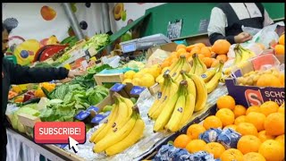 ফ্রান্স বাজার। France Market। ফ্রান্সে তাজা সবজি,ফল, সামুদ্রিক মাছ ও অন্যান্য দ্রব্যের বাজার।।