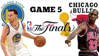 NBA 2K16: NBA Finals Simulation | '95-'96 Chicago Bulls vs. '15-16 Golden State Warriors | Game 5