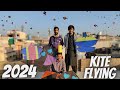 AJ to MAZA HI AGAYA ! Sary gudy kat diye | kite flying in pakistan | basant 2024