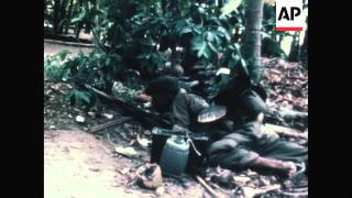 Cambodian troops advancing