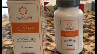 Vasayo's Microlife Core Essentials | Nutritional Microcaps Product Package Opening