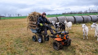 HAY Transporting with DIY Trailer