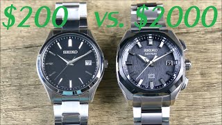 On the Wrist, from off the Cuff: Solar Quartz Comparison – $200 vs. $2000, Seiko vs. Seiko Battle