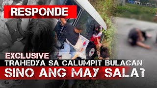 Grabe ang traumang dala ng aksidente sa Calumpit Bulacan! | RESPONDE