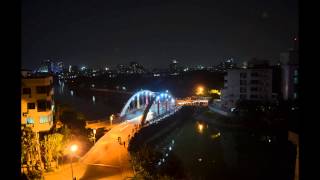 Busy dhaka city timelapse.