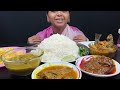 BIGBITES, EATING RICE WITH FASHA KALIA, PUTI MACHER JHAL, CHARAPONAR JHOL।।