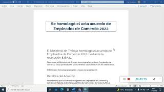 Acuerdo empleados de comercio 2022 130/75