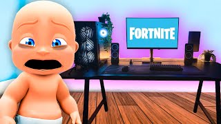 Baby Plays Video Games for 100 DAYS!