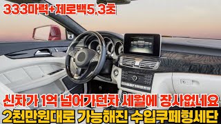 신차가 1억 넘어가던차 세월에 장사없네요... 2천만원대로 가능해진 수입쿠페형세단