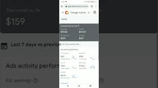 Admob Earning And Payment Proof #shorts #admob #onlineearning
