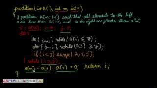 Programming Interviews: Partitioning of an Array in Linear Time