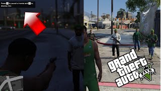 GTA 5 - Recruit Gang Members/The Homies (MOD SHOWCASE)