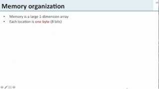 ISA 1.3 Registers and memory: MIPS Memory Organization