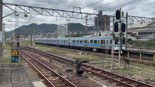 【4K】415系1500番台 交直切替 門司駅