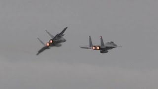 2016小松基地航空祭・🐲303飛行隊F-15機動飛行 ①