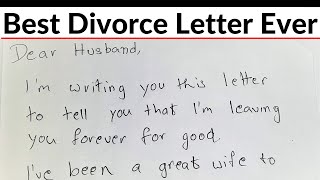 Wife Demands Divorce In Letter,Husband's Brilliant Reply Makes Her Regret Every Word|Revenge Lessons