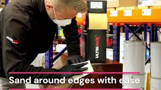 Ultrimax Sanding Pads - Roll Edges Guide for Joinery