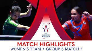 Giorgia Piccolin (ITA) vs Estela Crespo (CUB) | WT G5 - Match 1 | #ITTFWorlds2024