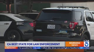 What is the best state to work in law enforcement?