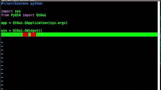 Python Qt4 - Basic Window