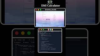 EMI Calculator Project | EMI, Interest, Payment Tracker using HTML CSS & JavaScript | Canvas to Code