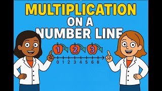 ✖️ Learn to Multiply Using a Number Line | 2nd & 3rd Grade Math 🎯