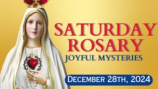 HOLY ROSARY 💖 Saturday December 28, 2024 💖 Joyful Mysteries 💖 Today's Rosary🌹