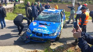 WRC Croatia Rally 2024 Subaru Crash