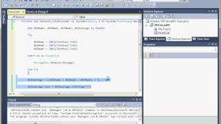 VB Tutorial 06 -- Generic Exception Handling