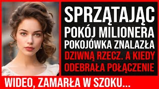 Pokojówka Znalazła Dziwną Rzecz Podczas Sprzątania Pokoju Milionera. A Kiedy Odebrała Telefon...