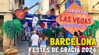 [BARCELONA] FESTES DE GRÀCIA 2024 | Las 23 Calles y Plazas Decoradas | FIESTAS DE GRACIA