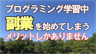 【プログラミング学習】学習中でも副業を始めるメリットを解説します。