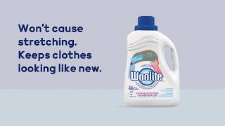 Woolite cleans and cares