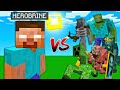 Herobrine vs Minecraft Strongest Mobs !