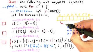 Another Quiz Synchronization - Solution - Intro to Parallel Programming