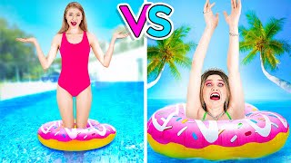 SHORT LEGS VS LONG LEGS || Short People VS Tall People Problems! Girls By 123 GO! TRENDS