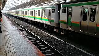 【フリー素材】E231系1000番台U61編成×E233系3000番台U620編成