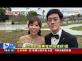 鹿谷石馬公園粉紅花海 新人來拍婚紗