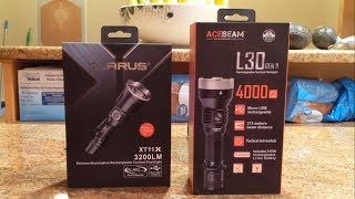 Klarus XT11X compared to Acebeam L30 II