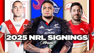 2025 Nrl Signings - Underrated