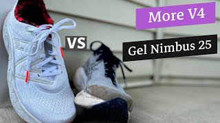 Asics Gel Nimbus 25 vs New Balance Fresh Foam X More V4