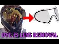 How to Remove the Lens on a DYE i5