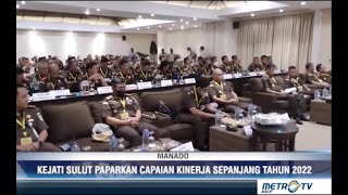 Kejati Sulut Beber Capaian Kinerja Sepanjang Tahun 2022