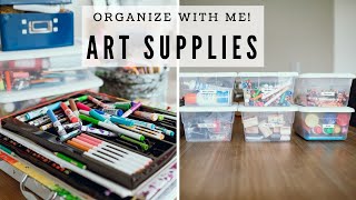 Art Supplies Organization for Kids | Organize with Me!