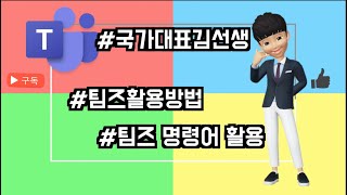 국가대표김선생+팀즈명령어기능