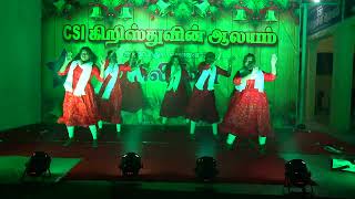 Romba Romba Santhosham | Tamil Christian Girls Dance | Eclesia  2024 | CSI Christ Church Anakaputhur